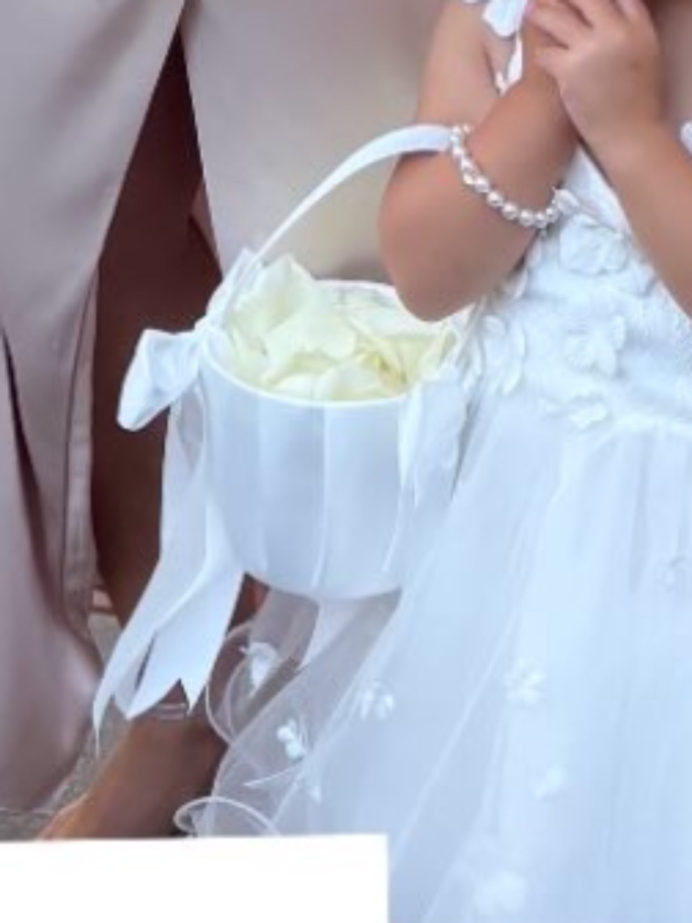 Set of Two Wedding Flower Girl Baskets - Picture 8 of 8